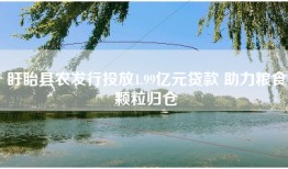 盱眙县农发行投放1.99亿元贷款 助力粮食颗粒归仓