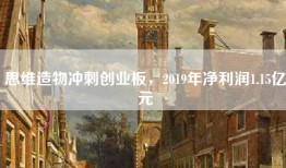 思维造物冲刺创业板，2019年净利润1.15亿元