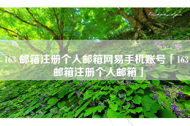 163 邮箱注册个人邮箱网易手机账号「163 邮箱注册个人邮箱」 163 邮箱注册个人邮箱网易手机账号「163 邮箱注册个人邮箱」