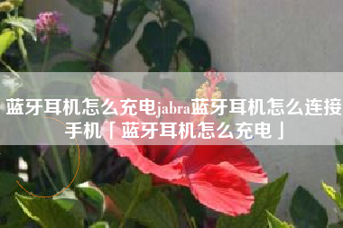 蓝牙耳机怎么充电jabra蓝牙耳机怎么连接手机「蓝牙耳机怎么充电」